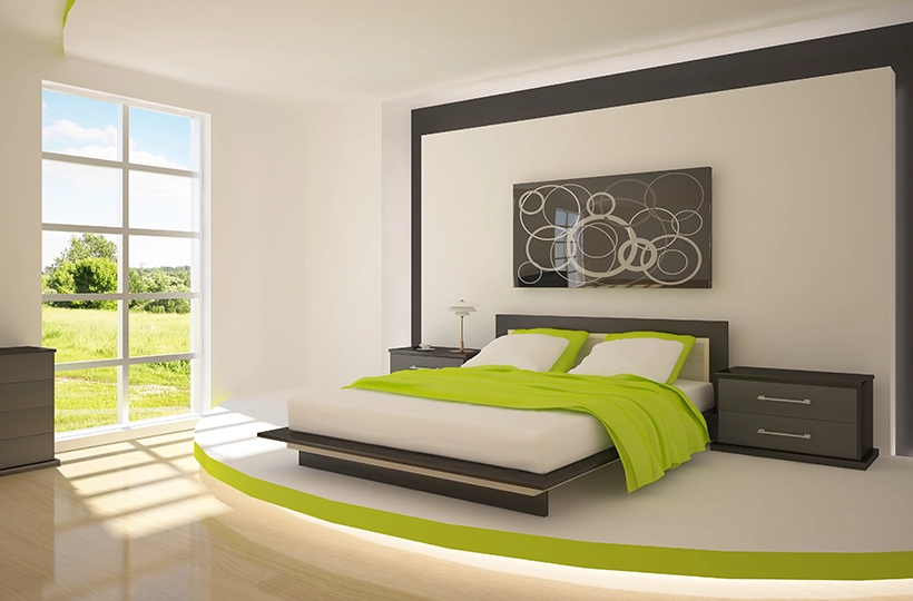 Black and Lime Green Colour Scheme
