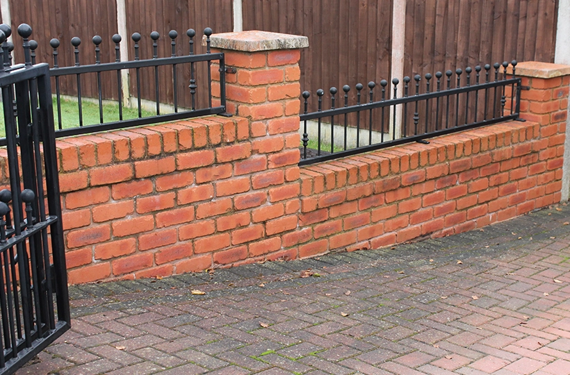 Brick Wall - Traditional Compound Wall Design