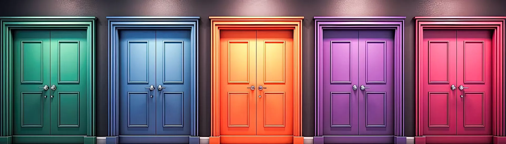 Wooden door store paint colours