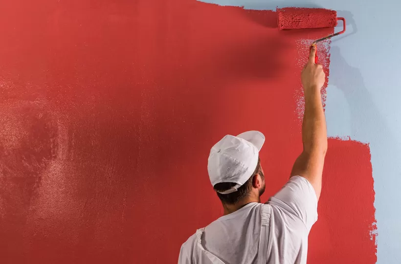 Red Wall Paint at Rs 100/kilogram, Exterior Wall Finishes in New Delhi