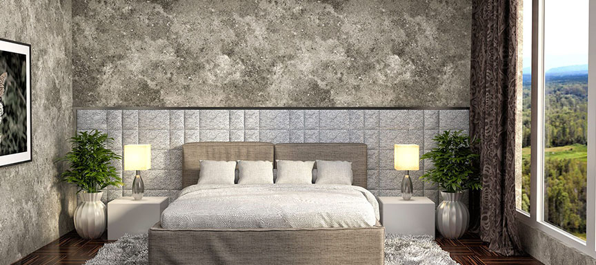 Wall Painting Designs & Textures for Bedroom - Nerolac